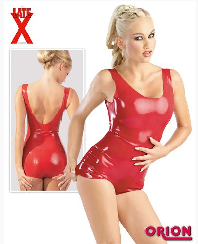 Боди латекс красное М 29001303030-PRM в интернет магазина секс шоп Magic Night