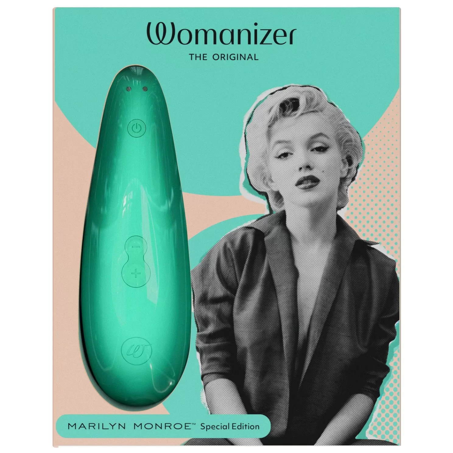 бесконтактный клиторальный стимулятор womanizer marilyn monroe мятный, wz222sg8