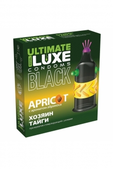 Презерватив Luxe Black Ultimate Хозяин Тайги, абрикос, 1 шт., 150368