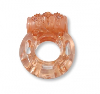 Виброкольцо Luxe Vibro Африканский Эль Дьябло + презерватив 1 шт., 141048