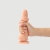 фаллоимитатор strap-on-me realistic dildo с подвижной кожей, ванильный l, 19 см, 6016398