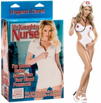 Эротическая кукла My Naughty Nurse Doll SE-1945-20-3-PRM в интернет магазина секс шоп Волшебная ночь 